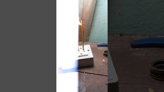 😱💥😱 Electrical Experiment 😱💥😱 experiment trending electrical vlog shorts shortvideo reels [upl. by Oremoh]