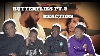 QUEEN NAIJA BUTTERFLIES PT 2 MEMORY VIDEO REACTION [upl. by Atnim]