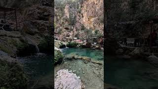 chefchaouen nature hiking waterfall morocco travel akchour randonnée [upl. by Ashely]