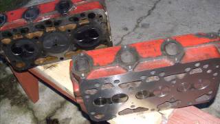 Tractor UTB Universal V445 Cylinder head replacement [upl. by Hanleigh946]