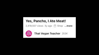 The vegan teacher ate meat [upl. by Renaud]