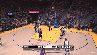 LAKERS vs WARRIORS FULL GAME HIGHLIGHTS  October 5 2024  2024 NBA Pre Season Highlights 2K25 [upl. by Siravat]