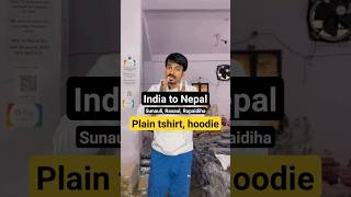 Delhi to Nepal t shirt wholesale  Import plain t shirt [upl. by Nilyaj]