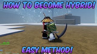 How To Become Hybrid in Project Slayers EASY METHOD  Project Slayers Update 15 Roblox [upl. by Neerahs570]