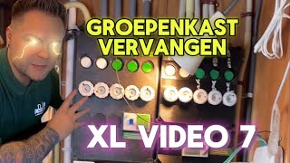 Groepenkast vervangen ⚡️XL video 7  Elektricien  ABB  Fuseboard  Amsterdam [upl. by Glenda398]