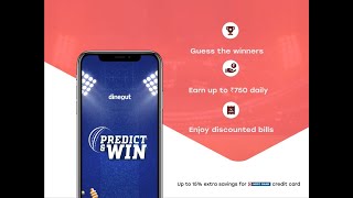 Dineout Predict amp Win  Brand Film 2 [upl. by Goldia]