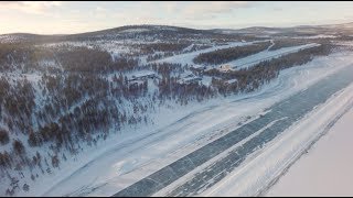 Nokian Ivalo winter tyre proving ground in slow motion  rezulteo [upl. by Halstead]