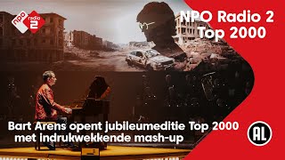 Bart Arens opent jubileumeditie Top 2000 met indrukwekkende mashup 2023  NPO Radio 2 [upl. by Annaiv792]