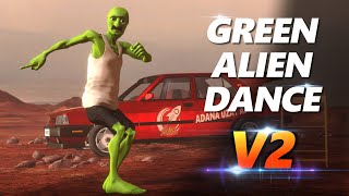 Green Alien Dance V2  Dame Tu Cosita Parody [upl. by Erised]