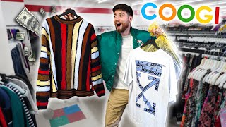 Coogi Sweaters amp Off White In The Thrift Store [upl. by Alfie]