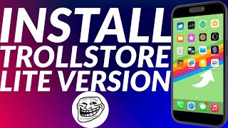 How to Install Trollstore Lite for iOS 15  iOS 18 with Jailbreak  Trollstore 21  Full Guide [upl. by Dde]