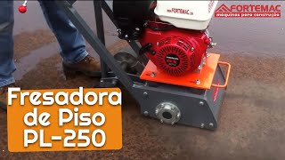 Fresadora de Asfalto e Concreto FORTEMAC  Com motor Honda 9HP 4 tempos [upl. by Kirwin354]