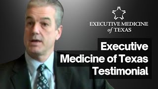 Pete Dits Talks About His Experience With Executive Medicine of Texas [upl. by Cosenza]