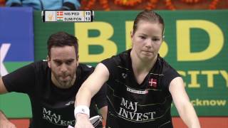 Syed Modi International Badminton C’ships 2017  SF M4XD  FisPed vs RedPon [upl. by Akedijn814]