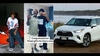 WATCH Emotional Moment singer Khaid gifted his dad a brand new Toyota car [upl. by Eerak]