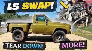 1980 CHEVROLET 4X4 Teardown 60 LS Fabrication Fuel system [upl. by Norud727]