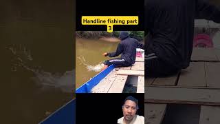 Handline fishing part3 mancing fishing mancingmania mancingikan fish fishinglife fishingvideo [upl. by Meill]