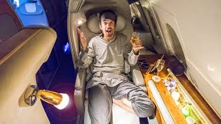 Emirates A380 First Class Vlog Showering On A Plane [upl. by Beare]