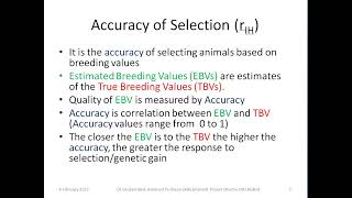 Genetic Gain in Animal Breeding [upl. by Ayalat428]