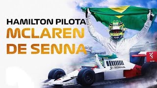 Hamilton pilota a Mclaren do senna [upl. by Sale]