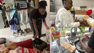 A Day In A Life Of A House Wife unboxing new kitchen wearscleaning [upl. by Ledarf]