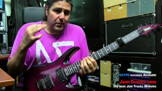 Michael Romeo Symphony X Ultra Fast Tapping Lick Part1  Lick of the Week 137 [upl. by Naynek]