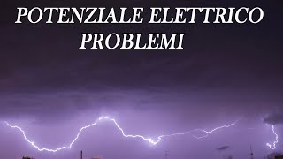 Potenziale elettrico altri problemi con conservazione dellenergia  Potenziale elettrico p5 [upl. by Debee]