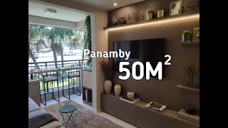 Apartamento Decorado Panamby  50 Metros Quadrados [upl. by Ashok]