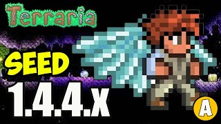 Terraria 1449 how to get WINGS PRE HARDMODE SEED for 1449  Terraria how to get Wings [upl. by Mattox]