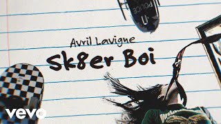 Avril Lavigne  Sk8er Boi Official Lyric Video [upl. by Amberly651]