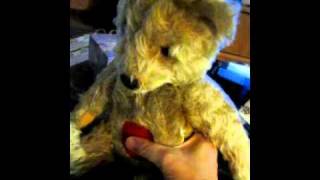 Steiff Teddy Bear quotMusic Bear quotmade from1951 to 1957 [upl. by Fine]