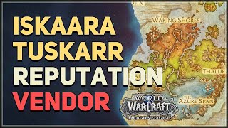 Iskaara Tuskarr Reputation Vendor Location WoW [upl. by Henley]