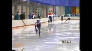 Winter Olympic Games Calgary 1988  5 km Lapuga  Van Gennip WR [upl. by Sabsay]