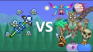 Terraria  Xeno Staff vs ALL Bosses Expert Mode [upl. by Dania]