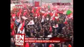 DEVLET BAHÇELİ BURSA MİTİNGİ VUR DE VURALIM  23 Mart 2013 [upl. by Tower]