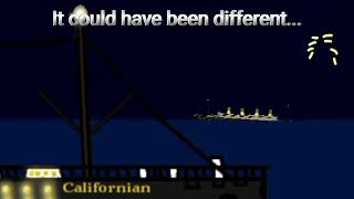 SS Californian The night the Titanic sank Flipaclip [upl. by Lyrak]