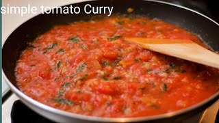 tomatocurry Village style tomato Currytomato Curry In Telugu simple way Telangana styleeasytomato [upl. by Aicat]