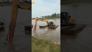 Amphibious equipment explore hitachi excavator automobile construction jcb bulldozer [upl. by Acinoda]