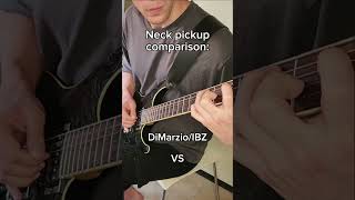 DiMarzioIBZ vs DiMarzio Air classic  Neck pickup dimarzio ibanez guitar guitargear [upl. by Kumar]