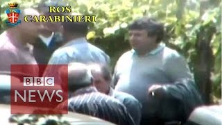 Mafia initiation ritual video released by Italian police [upl. by Koslo]