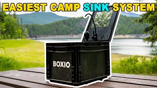 BOXIO WASH  The Self Contained Portable Camp Sink System [upl. by Oderfigis549]