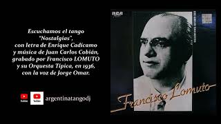 FRANCISCO LOMUTO amp JORGE OMAR NOSTALGIAS TANGO [upl. by Akenet874]