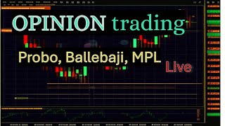 Probo Opinion Trading live  BITCOIN Cricket  16112024 [upl. by Ameerahs]