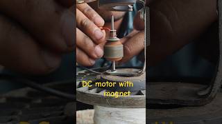 DC motor with magnet 🧲 unique motor diy dcmotor ideas howtomake experimentideashortstrending [upl. by Ailahk]