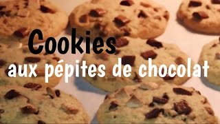 Cookies aux pépites de chocolat  Fred et Camille Cuisine [upl. by Suiratnauq]