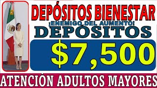 💵7500 vs INFLACIÓN ♨️CLAUDIA REVELA IMPACTANTE MENSAJE MIS ADULTOS MAYORES TODOS COBRAN AUMENTO [upl. by Pulcheria]