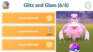 Free Diancie amp Mega Diancie  “Glitz and Glam” Special research task rewards in Pokemon go [upl. by Yrollam]