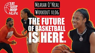 An Exclusive Look into Mearah ONeal Workout Training With Former NBA Player Moochie Norris [upl. by Ebony]