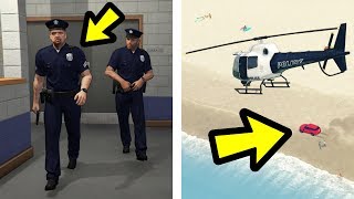 WHAT HAPPENS IF YOU FOLLOW A POLICE HELICOPTER GTA 5 [upl. by Warwick]