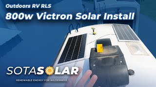 Outdoors RV 2024 RLS 800w Victron Solar Upgrade [upl. by Eivla]